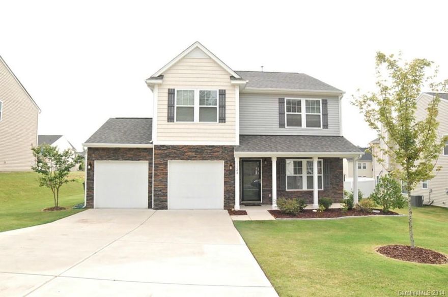 This lovely house is in a great location surrounded by a nice community and low taxes! It features plenty of space throughout the entire house, 4 bedrooms with huge closets, a downstairs office, big kitchen, hardwood floors, and large garage. It is located not far from Charlotte and there are new schools coming to the area.