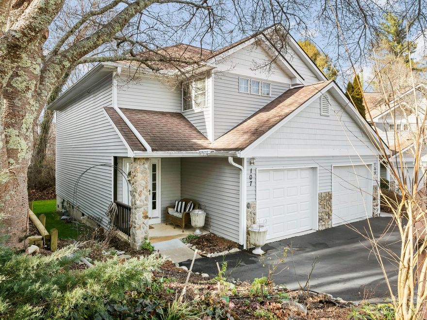 Enjoy maintenance-free living within this small community and the Ecusta Trail in your backyard. Minutes to Downtown Hendersonville, you will love the location to restaurants, shopping and more. This condo has a spacious master suite with large closet for storage and bathroom. Open modern floorplan with vaulted ceilings makes for a sizable home. Enjoy your coffee as you sit on the back deck while taking in the sounds of the creek and nature.  Additional guest parking and community Park make this property ideal.