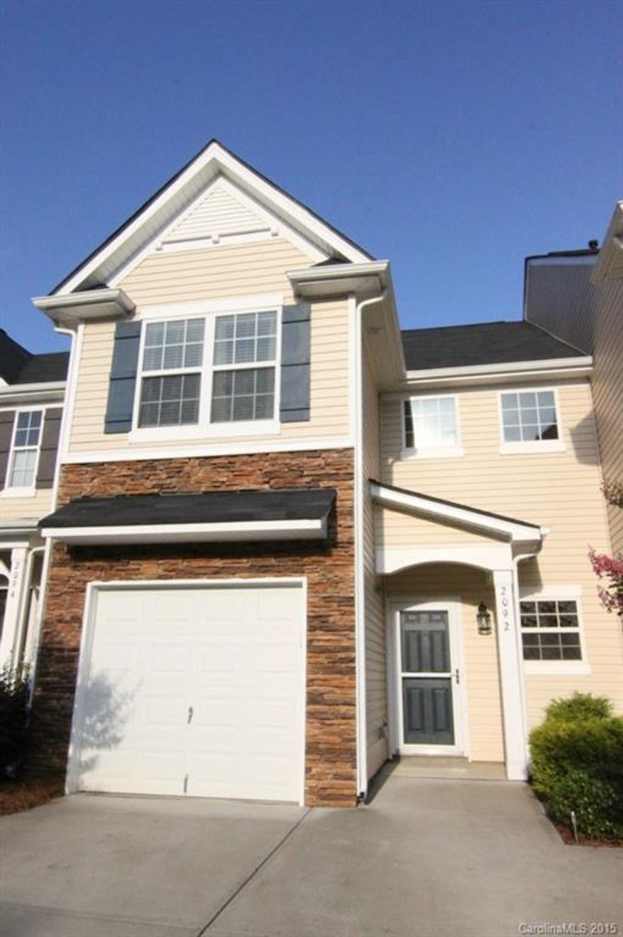 Come see this beautiful 3 bedroom 2 and a half bath two story town home located in the Harpers Mill subdivision. This home is complete with hardwood floors, granite counter tops, community pool, automatic garage door opener and all of the convergences of a town home. All of this is moments away from Lake Wylie and a short drive to Charlotte.