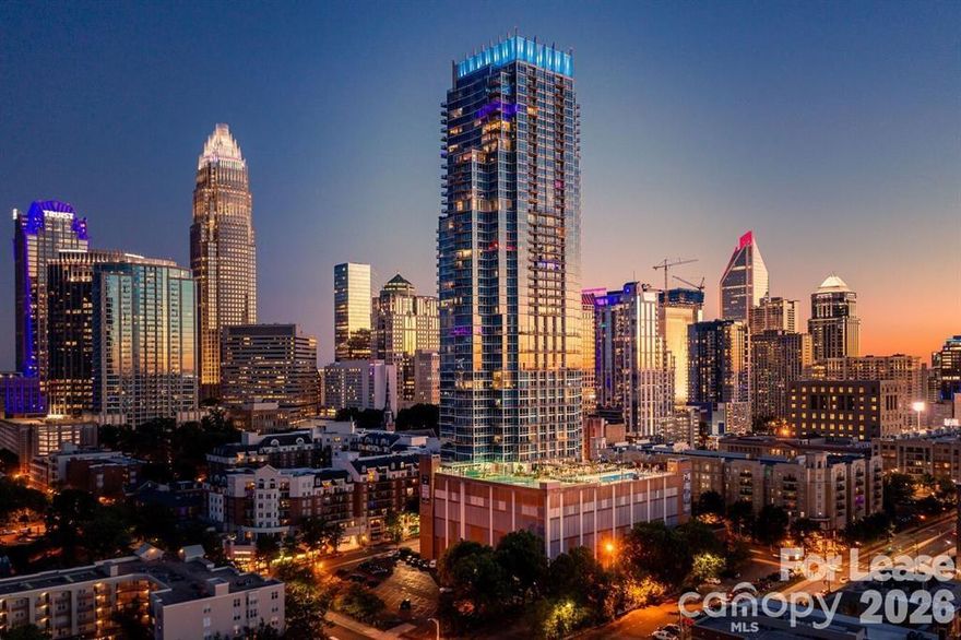 14 month lease term. Prices, promotions, and availability are subject to change. Did you know the tallest high-rise between New Jersey and Miami is in Uptown Charlotte, NC? Welcome to The VUE, a pinnacle of luxury living nestled in the heart of The Queen City. Indulge in exquisite design, unparalleled amenities, all in an unrivaled location. Experience a life of extraordinary luxury at The VUE. Immerse yourself in the vibrant energy of Uptown Charlotte while enjoying the lavish comforts and impeccable service that define our residence. Welcome home to a world of indulgence, sophistication, and unparalleled elegance. At The VUE, we offer a range of thoughtfully designed apartments to suit your individual preferences. From stylish studios to expansive one-, two-, and three-bedroom apartments and penthouses, each space has been meticulously crafted with the utmost attention to detail. Revel in the sophistication of open-concept layouts, high-end finishes, and breathtaking views that showcase the dynamic cityscape below. Bringing you the most sought-after living experience in Charlotte, The VUE offers unmatched amenities and sophisticated design, including expansive living spaces with 10’ to 12’6” ceilings, unparalleled views of Uptown Charlotte, and so much more!