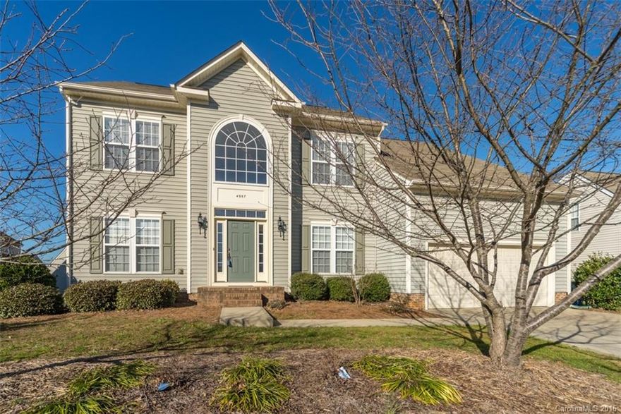 A great find in the heart of Lake Wylie is this 4 bedroom w/ bonus / 5th bedroom home offering a large fenced in back yard for the kids and pets to play! Kitchen complete with island is open to family room . Enjoy the spacious master bedroom and bath complete with dual vanities and a walk in closet. Office on the main floor. Living room with gas fire place.   Easy walk to community pool. Award winning Clover schools.  Low SC taxes with short commutes to airport and uptown Charlotte.