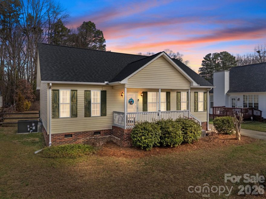 Welcome to 1547 Tammy Ct, a delightful 3-bedroom, 2-bathroom ranch-style home beautifully tucked away on a quiet cul-de-sac. Situated on nearly a quarter-acre, partially wooded lot with mature trees, this property offers the perfect blend of peaceful neighborhood living and unbeatable convenience.
Whether you are looking for an idyllic place to call home or a savvy investment property in the booming Kannapolis real estate market, this home checks all the boxes. Enjoy morning coffee on the beautiful covered front porch and host weekend gatherings on the spacious rear deck overlooking the private, natural setting.
Big-Ticket Updates for Peace of Mind:
-2023: Brand new HVAC system
-2019: Roof replacement
-Recent: Fully encapsulated crawlspace for improved energy efficiency and air quality
Prime Kannapolis Location: Location is everything, and this home places you right in the heart of the region's best amenities and commuter routes:
-5 Minutes to the vibrant Downtown Kannapolis West Ave District (Cannon Ballers stadium, breweries, dining, and shops)
-5 Minutes to I-85 for quick and easy commuting
-35 Minutes to Uptown Charlotte
-35 Minutes to Charlotte Douglas International Airport (CLT)
Incredible Financial & Investor Perks:
-NO HOA: Enjoy total freedom over your property.
-No Rental Restrictions: An excellent opportunity for real estate investors looking to add a reliable, low-maintenance property to their portfolio.
-Special Financing Offer: Receive a 1.5% closing cost credit on your financed loan amount when using our preferred lender!
Don't miss out on this fantastic Kannapolis home offering substantial updates, serene outdoor living, and prime accessibility to the Charlotte-metro. Schedule your showing today!