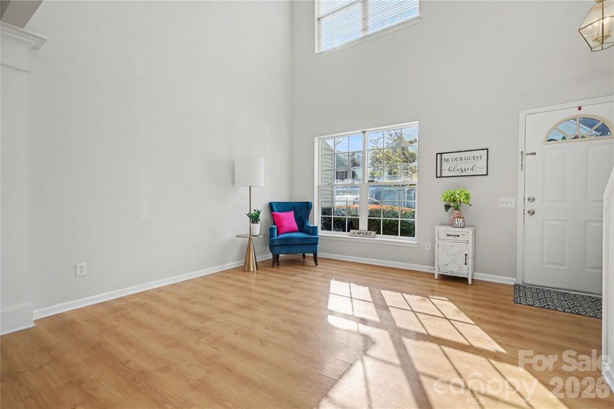 Welcome home to 6930 Beverly Springs! 
Nestled in the desirable Preserve at Beverly Crest, this charming 3BD, 2.5 Bath home is ready for you to call her home. She is full of natural light! Freshly painted Sherwin-Williams Ultra White and updated flooring in the laundry room and downstairs bath. NO CARPET! HVAC installed in 2024.  The water and sewer is included in the monthly HOA dues.  This townhome has a spacious layout with plenty of room to make it your own with your own touches and updates! Enjoy the vibrant community, just blocks away from the clubhouse, pool, playground and tennis courts! Its perfect for a relaxing or staying active!