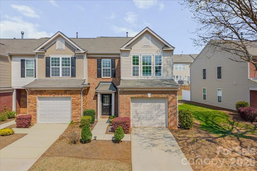Welcome to this beautifully maintained end-unit townhouse in the highly desirable Park South Station neighborhood of Charlotte! Featuring 3 bedrooms and 2.5 bathrooms, this home offers an inviting open-concept layout ideal for both everyday living and entertaining. The main living area flows seamlessly into the kitchen, complete with Maytag appliances, ample cabinetry, and generous counter space for meal prep and gatherings. Natural light pours in throughout, creating a bright and airy atmosphere.

Freshly painted interiors, new carpet, and a brand-new Trane HVAC system add modern comfort and move-in readiness. Upstairs, all bedrooms are generously sized, including a well-appointed primary suite with a private bath and a spacious walk-in closet. The additional bedrooms offer flexibility for guests, a home office, or hobby space.

Enjoy low-maintenance living while taking advantage of the community’s fantastic amenities, including an outdoor pool, playground, recreation area, and clubhouse. The neighborhood also offers direct access to the Little Sugar Creek Greenway—perfect for walking, jogging, or biking. Conveniently located near SouthPark, Uptown Charlotte, the airport, and major highways, you’ll enjoy easy access to premier shopping, dining, and entertainment.

This home offers the perfect blend of comfort, convenience, and lifestyle!