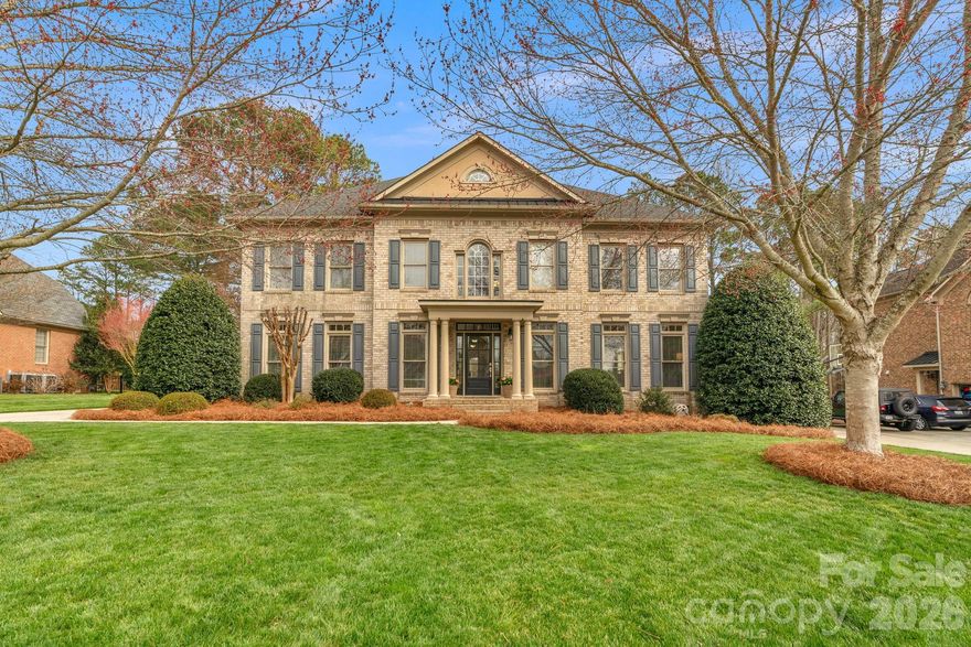 Gorgeous, like NEW, move-in-ready, 5 bed/4.5 bath BEAUTY in Weddington Chase! Open Foyer w Grand Staircase continues to 2-story Great Room featuring Built-Ins & a Wall of Windows with abundant Natural Light. Updated Kitchen boasts Stunning Granite Countertops, Backsplash, Light Fixtures & Newer Ovens. Main Floor also offers Beautiful Hardwoods, Dining Room w Tray Ceiling, Living Room, and 1/2 Bath. Don't miss the Lovely Covered Porch off the Great Room. Upstairs find an Extra-Large, Versatile Primary Suite with Luxurious Remodeled Primary Bath featuring Custom Cabinets & Oversized Shower, as well as a Private Office w Built-Ins. Second Floor also offers 3 Additional Bedrooms, an Ensuite Bath, a Jack & Jill Bath, and Laundry Room. Third Floor features a Huge Bedroom/Bonus Room with an Additional Full Bath and 239+ Sq Ft of Unfinished Storage. New HVAC units: 2022, 2022 & 2020. New furnace 2022. New paint & carpet throughout! Weddington Chase offers Resort-Style Amenities, Social Activities, Highly Rated Schools and is only minutes from Shopping and Dining! You won't want to miss this one!