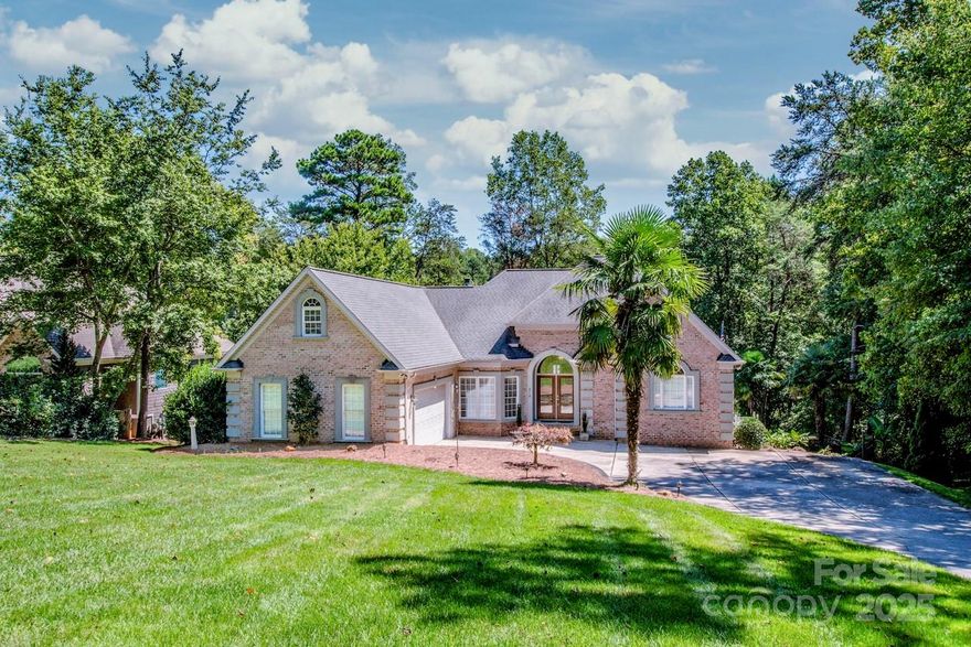 Discover lakeside living at its finest with this full brick waterfront home on Lake Norman. Nestled on a large lot with mature landscaping, this property offers a private inground swimming pool and stunning views of the lake. Inside, the thoughtfully designed floorplan provides 5 spacious bedrooms, including 3 on the main level. The primary suite features an ensuite bathroom for comfort and convenience. The fully finished basement expands your living space with 2 additional bedrooms, entertainment areas, and direct access to the backyard. A finished bonus room above the garage offers endless possibilities, perfect for a home office, media room, or fitness space. Ideally located off Perth Road, this home combines the serenity of waterfront living with easy access to shopping, dining, and commuting routes. Whether enjoying quiet evenings by the pool, entertaining friends, or taking advantage of all that Lake Norman has to offer, this home is a rare opportunity in a prime location.