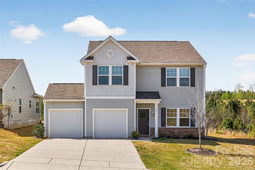 Corner Lot with 2-car garage!  Step into this spacious home and be welcomed by an expansive open-concept Great Room, ideal for entertaining or relaxing. The oversized L-shaped kitchen offers abundant cabinetry and prep space. A versatile flex room on the main floor provides the perfect spot for a home office, creative studio, or separate lounge area. Upstairs, retreat to the generous Primary Suite featuring a large en-suite bath and walk-in closet. Three additional well-sized bedrooms, a full bath, and a conveniently located laundry room complete the second level, offering comfort and functionality throughout. Home includes kitchen appliances, including refrigerator as well as washer and dryer. Convenient to Lake Norman State Park, Downtown Statesville, Troutman, and Mooresville entertainment, dining, and shopping.