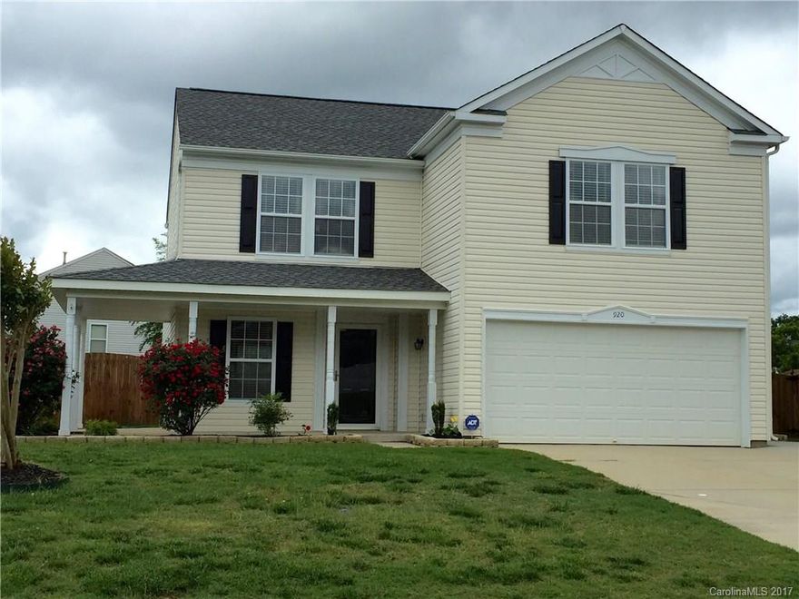 Completely renovated 3 BR home in CLOVER school dist with all new paint, carpet in BRs and vinyl in upper level baths/laundry; Kitchen has SS appliances, new range, granite counter top,  and glass tile backsplash; All baths have new light fixtures, sink faucets and full bath have new quartz counter tops; Wrap around front porch and covered back patio, overlooking expansive fenced in yard; Shed with windows, electric and tons of storage; Finished garage complete with chair rail and cable outlet!