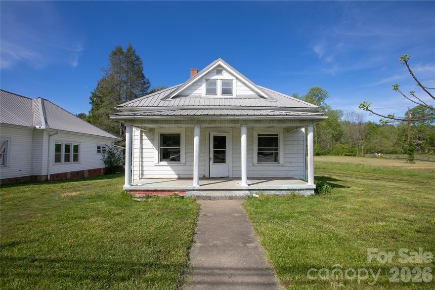 This unique opportunity offers the next owner a chance to renovate from the ground up. Enjoy life on the river in this historic home or create an investment property with either long or short term renters. This location is less than fifteen minutes to downtown Brevard and also convenient to Gorges State Park, Lake Toxaway, and Cashiers. A community park is also a short drive away, great for exercise and walking your dog.