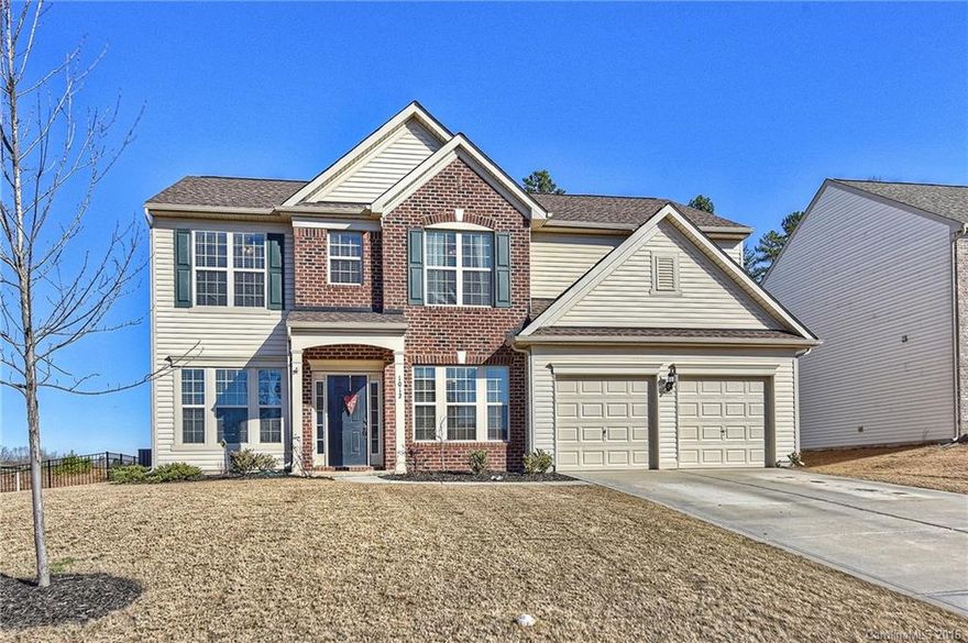 Gorgeous 2-story cul-de-sac home in the Audubon Lake community! Built in 2013, this 4 bed/2.5 bath + bonus home features a large, open kitchen with breakfast nook, formal dining room and office on 1st. Large yard backs up to wooded area. Community amenities include playground and pool w/waterslide. Low Lancaster Co. taxes. Located in Indian Land, only 5-miles from Ballantyne, convenient to 161,  I-77, I-485, shopping, dining and more! Schedule your showing today, this home will not last!