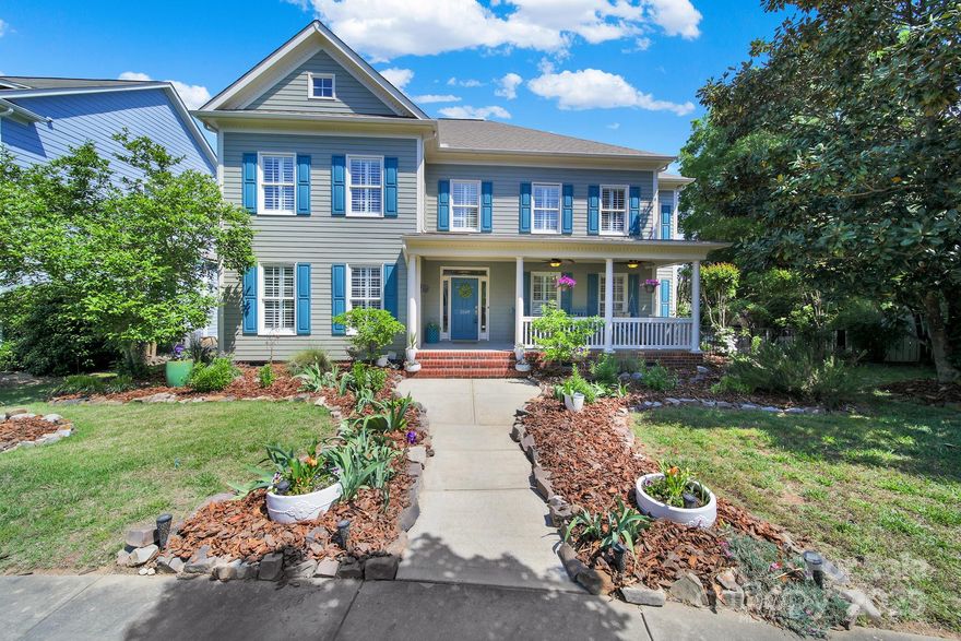 Seller is accepting backup offers. Luxury living meets resort-style amenities in this exceptional 6BR/4BA Baxter Village home, tucked on a private cul-de-sac in one of Fort Mill’s most coveted communities. With over 4,100 sq ft, this residence features a chef’s kitchen with waterfall granite, GE Café range, and custom bar, plus a spacious bonus room with built-ins. Step outside to your private oasis—saltwater pool, spa, full-service tiki bar with TVs, grill, fridge, dishwasher, and fireplace. Thoughtful updates include dual HVACs, PEX plumbing, kitchen/bath renovations, custom closet, and dual laundry areas. Walk to top-rated schools, shops, trails, and gym. Minutes from Charlotte.