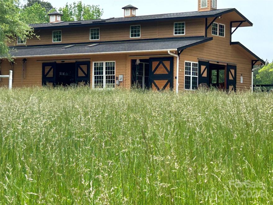 Blue Sky Ranch is definitely worth a look. This is a one-of-a-kind Country Estate.  The owners had a vision when they purchased the property in 2005; that vision included a complete renovation. They also had a vision for their horses & created a 5 stall state-of-the-art show barn. Upon entering the decorative electronic gate you are embraced by the majestic Oak & Dogwood trees. A rocking chair front porch, multiple decks, along w/walls of windows allow you to enjoy the beauty of the farm & watch the horses grazing.  A kitchen for those that appreciate bigger & better, primary suite w/1 of the 3 fireplaces & a sauna to loosen up the muscles after a day of riding. Home & property are ideal for multi-generation living.  An arena, RV/Equipment barn & hay barn round out this very functional, peaceful farm. Home was built in 1966, yet taken down to the studs in 2005, insured as 2005, pictures showing the whole process.  Entertain and live in style, while enjoying the country lifestyle