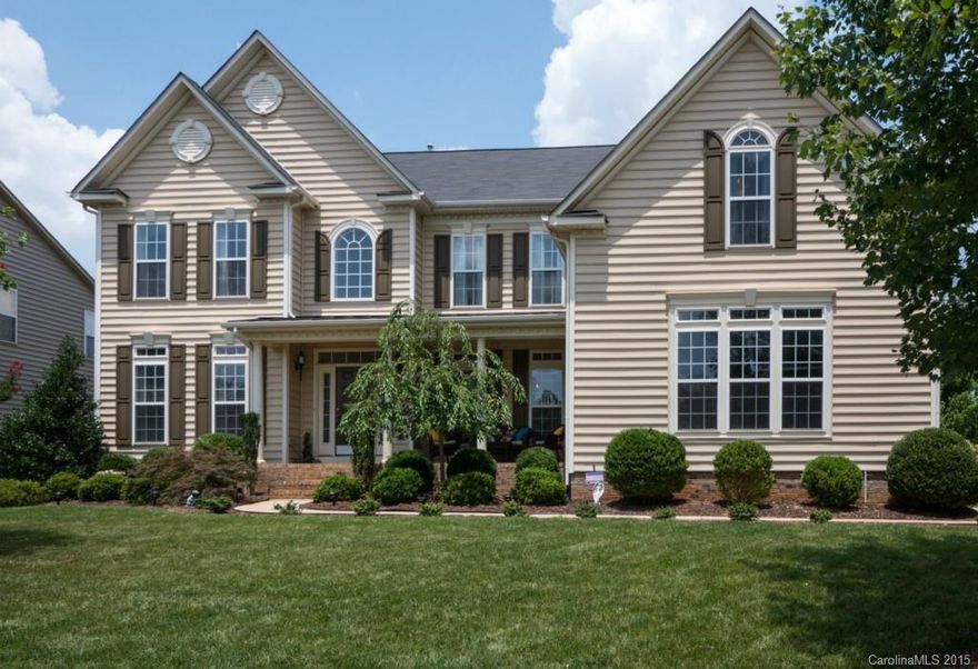 Stunning home in the popular neighborhood of Fallbrook! Too many upgrades to list! Heavy moldings and crown throughout, hardwood flooring, tile, built-ins. Huge gourmet kitchen with upgraded cabinets, Corian counter tops, double oven, eat-in breakfast area, and large island. Large Bonus/6th BR with built in cabinets and closets. Enjoy the private fenced backyard from the covered deck and brick patio areas. Beautiful landscaping. 3-car garage with epoxy flooring. Home Warranty. Immaculate home!