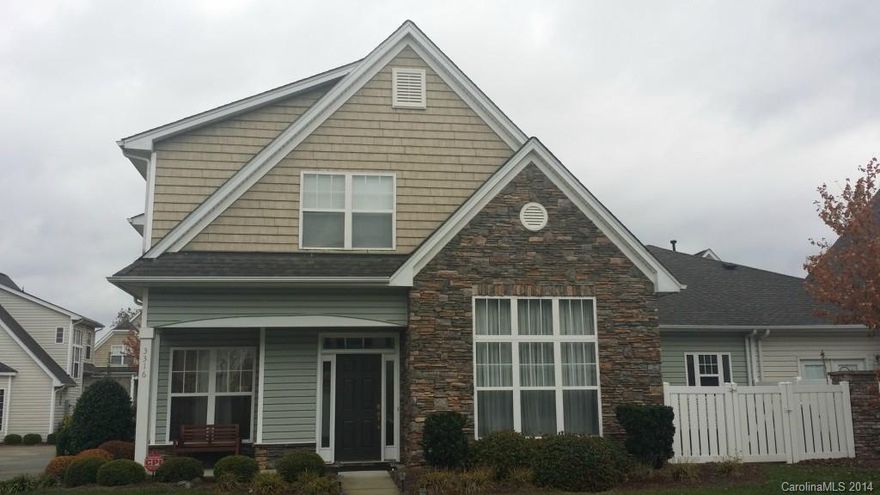 Awesome 3 bedroom 2.5 bath townhome in gated community.   Granite countertops, hardwood floors downstairs,  master down and large bedrooms upstairs with loft/office.