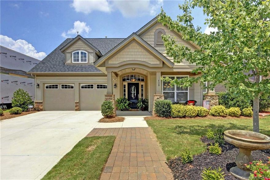 This stunning former Mattamy Model Home has all the upgrades that a model home would have. Beautiful kitchen cabinets, high end lighting, built ins surround the fireplace, beautiful sun room, designer colors, fenced yard, stunning master bath. The master is on the main floor with 2 bedrooms and a loft overlooking the great room. The loft features a butler style pantry complete with sink and microwave. Lovely front porch to watch all the passerby's. A must see!