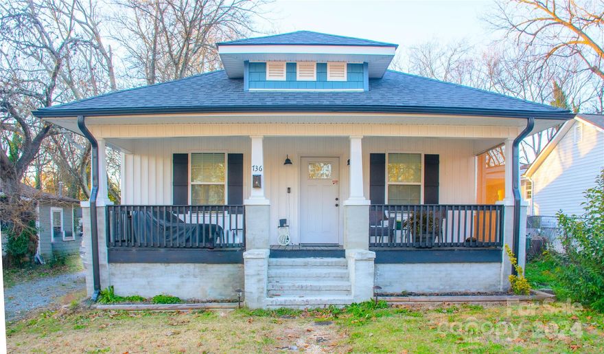 Welcome to this cozy cottage centered in Rock Hill South Carolina. This property is conveniently located near Fountain Park and Main Street. The home was completely renovated in 2022 and a new roof was added in 2024. Stainless steal appliances, soft closed cabinet drawers, marble counter tops and a 2 sided electric fire place mounted in the center of the home provides character and elegance to this 1920s property. This charming home is located on a street with similar style homes being renovated and new construction taking place. With a new 6 foot wood fence, and 10x10 storage shed you can make it your own dreamy backyard oasis.