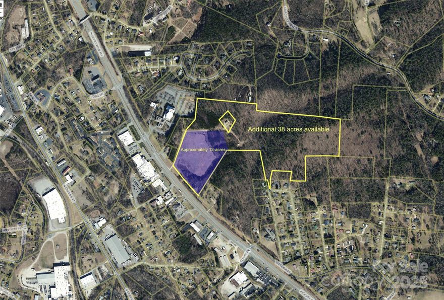 PRIME COMMERCIAL DEVELOPMENT OPPORTUNITY. 12 Acres on North Carolina's Gateway to the Mountains. EXCEPTIONAL HIGHWAY FRONTAGE WITH MOUNTAIN DESTINATION TRAFFIC 12 ready-for-development acres strategically positioned on North Carolina's busiest thoroughfare - the main artery to the Blue Ridge Mountains. This premium commercial site captures the daily flow of 25,000+ vehicles traveling to North Carolina's most celebrated mountain destinations including Blowing Rock & Appalachian State University.LOCATION ADVANTAGES 610 feet of frontage on Highway 321 (4-lane divided hwy), Located in Lenoir - Caldwell County seat (population 18,000), 2.5 miles south of US 321 and US 18 intersection, one of NC's busiest intersections, Adjacent to J.E. Broyhill Civic Center, Gateway position to the Blue Ridge Mountains and popular resort towns. DEVELOPMENT READY Zoned: Planned Highway Business/Commercial, Utilities: Water, sewer, natural gas, and electric, Topography: Ready for development terrain.