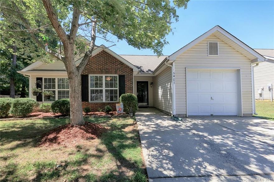 This beautiful McKee Woods ranch style home is in a great location with great schools and minutes from Colonel Beatty Park.  Open floor plan, one car garage, storage unit, and nice fenced in backyard.  Colonel Beatty Park has two neighborhood access entrances, miles of great wooded walking/riding trails, play grounds, fishing pond, soccer fields, covered picnic areas.   Minutes from dining and shopping.