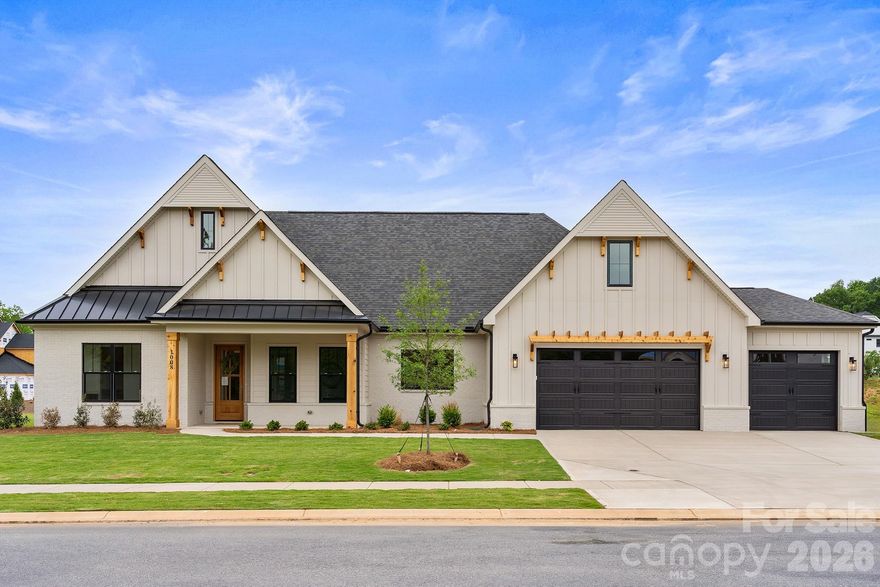 Welcome to The Bluffs at Wesley Chapel, a quaint 37 lot, tree lined community in Union County! Our Abbey Park ranch plan w/bonus has it all, and on a .46 acre homesite. Step into to an open floor plan with modern amenities including a gourmet kitchen with Wolf gas cooktop, wall oven and microwave, Cove dishwasher and a scullery with cabinetry, sink and dishwasher. Makes cleaning up after a big dinner seamless! The Owners suite includes a cathedral ceiling, ensuite with spacious shower, floating tub, and separate vanities, large walk-in closet with access to the laundry room. Secondary bedrooms with jack & jill bath and walk-in closets. Three car garage for the sports car, golf cart or storage! Close to shopping, dining and minutes from downtown Waxhaw and the Wesley Chapel Town Center. Ask about our current incentives!