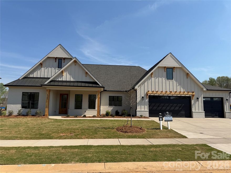 Welcome to The Bluffs at Wesley Chapel, a quaint 37 lot, tree lined community in Union County! Our Abbey Park ranch plan w/bonus has it all, and on a .46 acre homesite. Step into to an open floor plan with modern amenities including a gourmet kitchen with Wolf gas cooktop, wall oven and microwave, Cove dishwasher and a scullery with cabinetry, sink and dishwasher. Makes cleaning up after a big dinner seamless! The Owners suite includes a cathedral ceiling, ensuite with spacious shower, floating tub, and separate vanities, large walk-in closet with access to the laundry room. Secondary bedrooms with jack & jill bath and walk-in closets. Three car garage for the sports car, golf cart or storage! Close to shopping, dining and minutes from downtown Waxhaw and the Wesley Chapel Town Center. Ask about our current incentives!