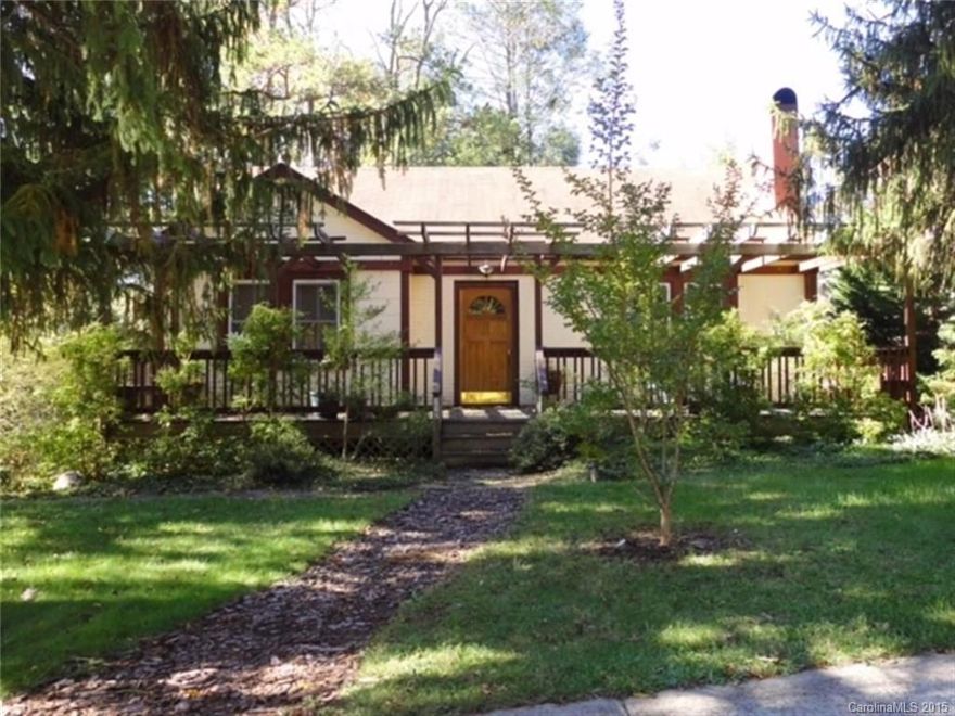 Adorable Cottage/bungalow in desirable Malvern Hills area of WAVL. Peaceful, private wooded lot with a park like setting. Hardwood floors, wood fireplace, built ins, french door leading to covered deck in the rear, or find sunshine on the huge front deck. Full unfinished basement! Addition of the heat pump and ducts, updated wiring, plumbing, windows, interior doors, hot water heater, roof over back deck, & updates to baths, all within the last 10 years. Great space now, w/much more potential!