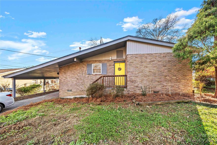 Cute as can be! Don't miss the chance to see this full brick 3 bedroom, 1.5  bath home in the heart of Gastonia.  Convenient to I85 and Hwy 74. Recent updates include new roof, some paint and HVAC is less than 3 years old.  Cozy floorplan with original hardwoods, laundry room off the kitchen, adequate sized bedrooms, dining area, carport and large fenced in back yard.  NO HOA!