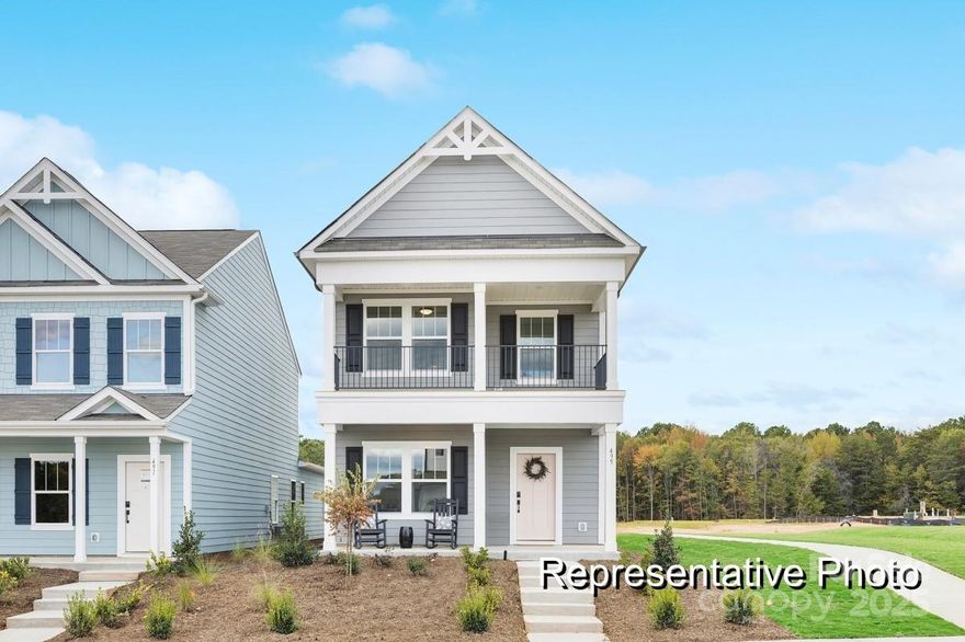 Build your own semi-custom home in the sought-after Colvin Park community in Rock Hill. The Seville II offers approximately 2,088 sq. ft. with 3 bedrooms and 2.5 baths, covered patio, and detached garage, this plan provides upgraded features and a layout designed for modern living. The first floor showcases a welcoming entry, a private study, a convenient half bath, and a spacious laundry room. The open dining area and kitchen flow seamlessly into the great room. Upstairs, enjoy two secondary bedrooms, a full bath, and an open loft ideal for added living space. The expansive primary suite features a walk-in closet and a well-appointed bath. With multiple customization options, The Seville II allows you to tailor finishes, upgraded features, and layout choices—creating a home that perfectly matches your lifestyle in one of Rock Hill’s most desirable communities.