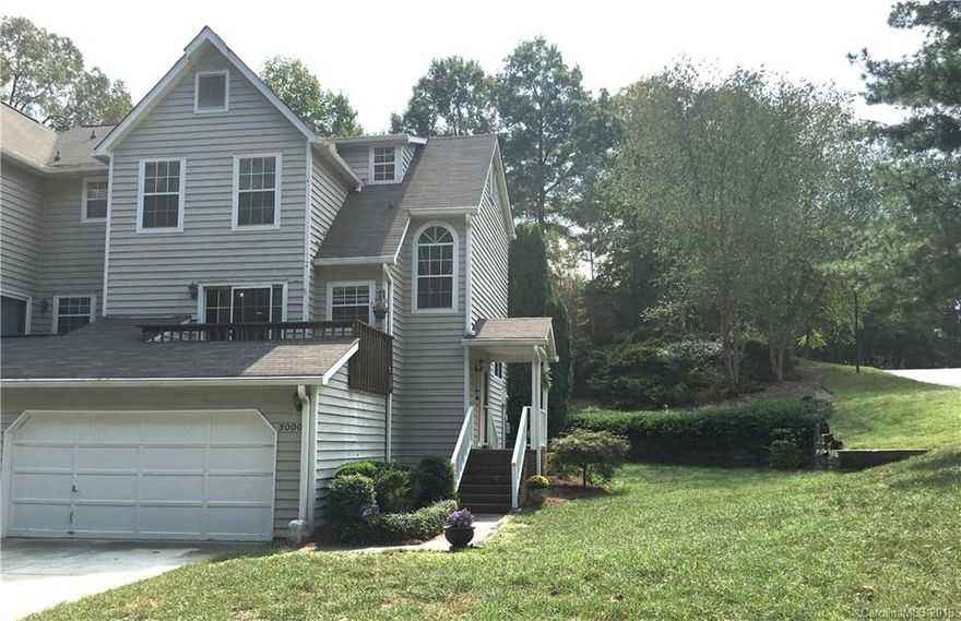 FABULOUS End Unit Townhome with Deck with Wooded Lake View! Stunning Kitchen with granite and SS appliances. Warm & cozy Great Room with gas firepalce. Elegant Master Suite. 2 Car Garage and lots of closets and storage. GREAT location and sought after neighborhood loaded with amenities: pool, tennis, walking, golf course, fitness, clubhouse and lake! Enjoy carefree lifestyle of owning a townhome. This one won't last long!