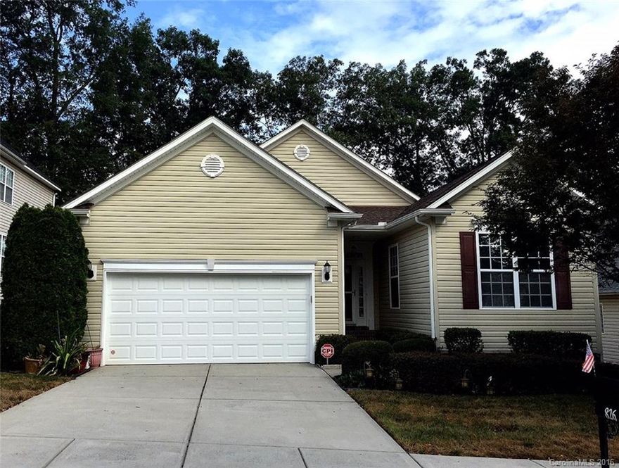 Move in ready upgraded ranch w private no-maintenance deck & backyard! Spacious open floor plan w vaulted ceiling great rm leading to an airy & peaceful sunroom. Gourmet kitchen w large granite bar, double oven & eat-in breakfast area. Formal dining rm for special occasions. Luxurious owner’s suite w dual closets, seating area & garden tub make this a perfect retreat. Nicely appointed laundry rm w direct access from oversized garage. Tons of storage w built in cabinets & pull down attic.