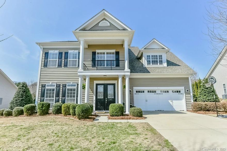 Well maintained home in fantastic Fort Mill location with great schools and amenities.  This home has all the extras including a fenced yard, huge patio with fire pit, professional landscaping, irrigation, built-in garage storage, and the list goes on.  Nice open floor plan with 10 foot ceilings, gourmet kitchen with double ovens and granite counter tops, crown molding, ceiling fans, and more.  Large master bath with garden tub and tile shower.