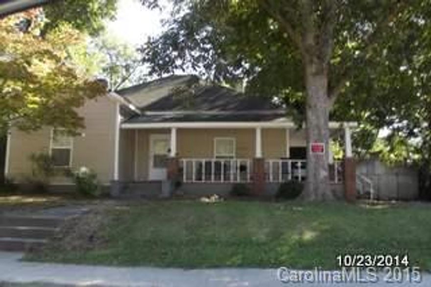 Opportunity calls!  Large rocking chair front porch!  This home has over 1700 square feet and would a great rental.  Large rooms with high ceilings throughout.  Bring all offers!