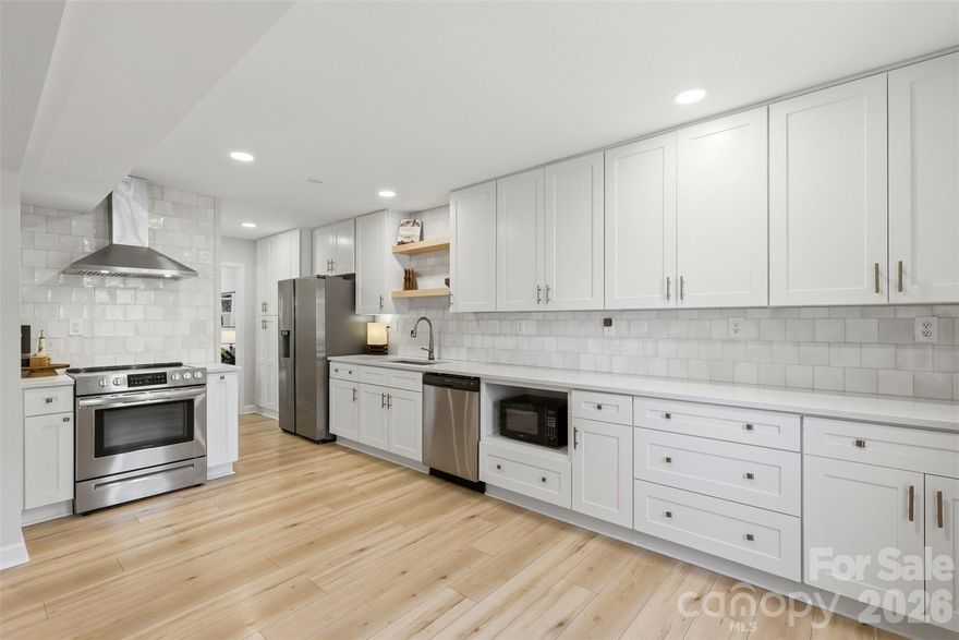 Welcome to 4354 Silo Lane - a fully updated 4-bedroom, 2.5-bathroom townhome in The Meadows, nestled in the heart of SouthPark, Charlotte, NC.  Every inch of this home has been thoughtfully renovated. New luxury vinyl plank flooring flows throughout the main level, the kitchen shines with new cabinets, white quartz countertops, and stainless steel appliances, and every bathroom has been updated - truly move-in ready from day one. But the location here shines! Step outside your back door and you're connected to 7 miles of walking trails winding through Foxcroft, Foxcroft East, and Governors Square -complete with playgrounds along the way. A short stroll brings you to Foxcroft Shopping Center, where morning coffee at Caribou, smoothies from Green Brothers, lunch at Brixx, dinner at Foxcroft Wine Co. or Barringtons, and a scoop at the iconic Ben & Jerry's are all within easy reach. The HOA at just $365/month covers water, basic cable, internet, trash, pest services, and community pool access - making everyday living as effortless as the neighborhood itself.  This is SouthPark living at its best.