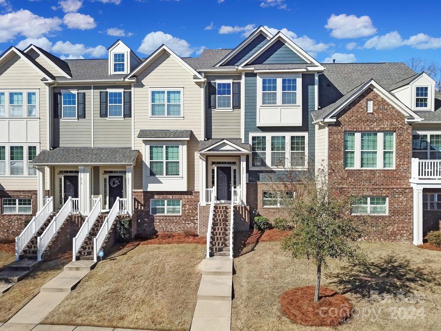New Price Adjustment! Cameron Creek Townhome In Desirable Tega Cay.****Entire Interior Of Home Just Painted!**** Hardwoods Throughout Entryway, Stairway & First Floor. Great Room w/Lots Of Natural Lighting. Tile Floor Powder Rm. Spacious Chef's Kitchen Includes Custom Cabinetry, Tile Backsplash, Granite Countertops, SS/Appliances, Gas Cooktop, Granite Working Island/Breakfast Bar, Designer Pendant Lighting, Large Walk-In Pantry Plus Causual Dining Area. Enjoy Grilling Out On The Porch Off The Kitchen. Upper Level Features Primary Suite w/Tray Ceiling, Walk-In Closet, Spacious Tile To Ceiling Shower w/Bench, 2 Shower Heads, Dual Sinks & Granite Counter Tops. 2 Additional Bedrooms, Tile Floor Full Guest Bath, Tub/Shower & Laundry. Lower Level Bonus/Flex Rm & Storage Closet Plus 2 Car Garage w/Epoxy Floor. Security System. All Appliances Including Washer & Dryer Are Included. Neighborhood Amenities: Lawn Care, Pool, Playground, Sidewalks & Fireplace Patio Area. Award Winning Schools.