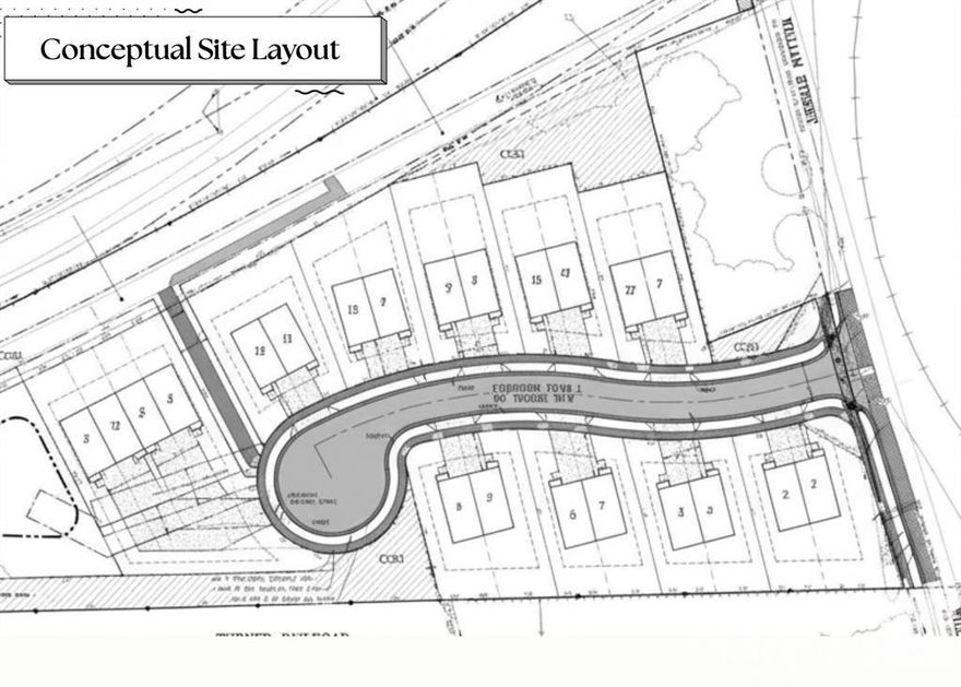 4.73 acres for sale, fully entitled project for 22 town homes. Would make a great build-to-rent project.