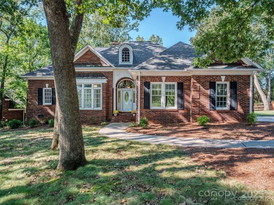 We have Multiple Offers! Sellers are calling for Highest and Best by 8:00AM on Monday September 29 with decision to be made by noon. 
The original builder's full brick dream home w/ 12 ft ceilings, 2 fireplaces, beautifully appointed kitchen and baths, hardwood floors, expansive 3 season room w/ EZ breeze windows and a detached workshop/garage w/ multiple  110/220 volt outlets, gas heater, 1/2 bath and complete flooring of upper level. Could be easily converted for apartment. Primary Bedroom has 12 ft ceiling and on suite bath with walk in tiled shower, dual quartz vanities, jetted tub and private water closet. The two secondary bedrooms have 10 ft. ceilings and share a jack and jill bath. A huge 4th bedroom upstairs has hardwood floor, nice built in window seat, its own full bath and flex room for private den or office. Oversized side load garage (528 sf) has 2 bay doors, remotes, key pad and floored walk in attic above(367 sf). Enjoy the huge back yard with split rail fencing, and firepit from the open deck or sit under the shades of beautiful hardwood trees. Special hidden perks include recirculating pump, backyard irrigation from functional well, doggie doors, fenced dog run and hot water to outside spigot for dog wash. New HVAC in 2024 for main level. Heat pump for second floor (2018) The Ring camera system has doorbell , 6 cameras, connected carbon monoxide and smoke sensors and will convey with property. Digital thermostats can be controlled remotely through Nest app. This is a fabulous, unique home in a quiet established neighborhood with quick access to major transportation arteries --485, highway 74, Monroe Expressway. Short commute to Charlotte, nearby shopping at Costco, Windsor Square, many restaurant options and 2 full service hospitals within 10 minutes. Low Union County taxes and excellent schools. Don't let your buyers miss this one!