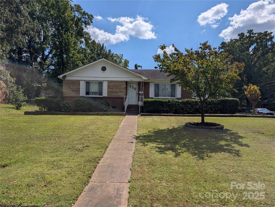 Looking for a solid Investment in 28208?  This brick home is a 3 bed 1 bath home that sits on a .25 acre corner lot.
Home is occupied, do not disturb tenant.  Will allow showings with acceptable offer prior to signing contract and accepting EMD.