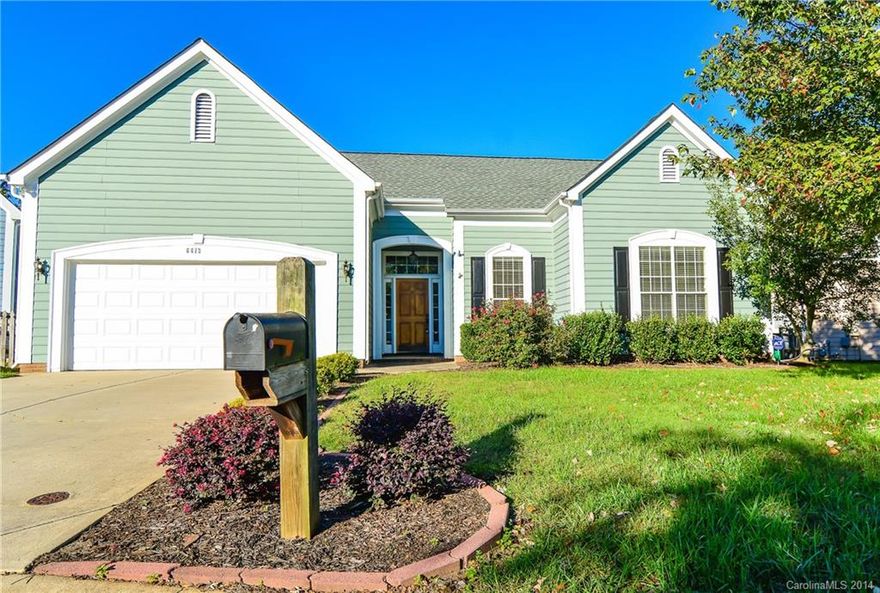 *BACK ON MARKET!!* Buyer's loss is your gain! Hardwood floors, custom light fixtures, white cabinets, and dark granite countertops, granite surround fireplace, custom walk-in master suite closet. The screened in porch is an extra perk to this property! New carpet and fresh paint! Private backyard and quiet cul-de-sac in one of Ballantyne's desired neighborhoods. Stainless steel appliances. Refrigerator to remain! Please note that the sunroom encroaches onto lot setback lines.