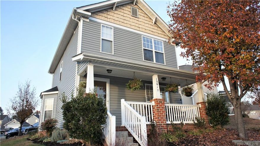 What an opportunity in Huntersville! In popular Stonegate Farms, this pristine 2-story home is immaculate. Feat. gorgeous Pergo floors to open-floor plan on main, plush upgraded carpets, tiled bathroom floors, and covered porch and deck! Master bedroom w/ vaulted ceilings, custom walk-in closet and ensuite bath! Great setting w/ ample parking and plenty of natural lighting. Perfectly located close to I-77 and I-485 and only minutes to restaurants, schools and shopping! Better hurry on this one.