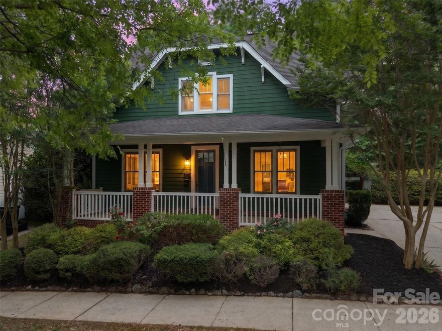 A beautiful home in the Vermillion community, located just over a mile away from Downtown Huntersville. This neighborhood features lush landscaping and sidewalk-lined streets, a charming and accessible environment.

The home includes 3 bedrooms and 2.5 bathrooms,  new carpet and neutral fresh paint throughout. One of the standout features is the abundant natural light that fills the space. Additional highlights include a serene front porch, a kitchen nook perfect for a home office, and a backyard with stone patio that can become your a private oasis.
Community features include pools, park, community garden, green spaces and walking trail.  
Located in the heart of Huntersville, you will be near Discovery Place, local breweries, restaurants, and shopping. You can also enjoy the Growers Market at Veterans Park every Saturday during the spring/summer. Furthermore, the property offers a quick drive Birkdale, Lake Norman and  to Charlotte for NFL and NBA games, as well as world-class dining.