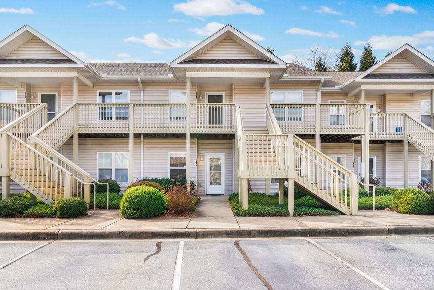 Experience convenience and comfort at 104 Carrington Place, Arden, NC. This inviting first-floor unit offers the simplicity of one-level living, making it perfect for those seeking ease and accessibility. Immerse yourself in the charm of this property, featuring brand new practical luxury vinyl plank flooring that adds a touch of style to every room. Cozy up to the gas log fireplace in the spacious living area, creating an inviting & comfortable living space. Enjoy the practicality and style of all-new cordless 2" white faux wood blinds on every window. With ample closets throughout, storage is never a concern. Plus, say goodbye to yard work as all landscaping is expertly maintained for you. This property is move-in ready, ensuring low-maintenance living at its finest. Don't miss this opportunity to call 104 Carrington Place your new home.