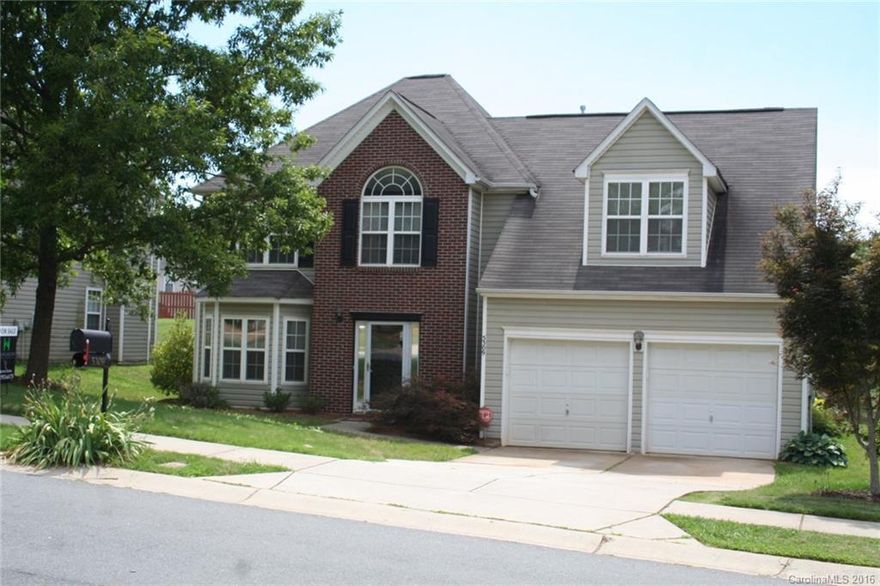 Hardwood floors in foyer, hallway and kitchen. Surround sound system throughout home and back patio area. Home Warranty with Choice Home Warranty that expires 8/2017 will transfer to new owner. Spacious, well-maintained 2 story home in great community located convenient to uptown and I-77, I-85 and 485. Beautifully landscaped back yard with Pergola offers a private oasis. Square footage and any other information important to buyer should be verified by Buyer's Agent.