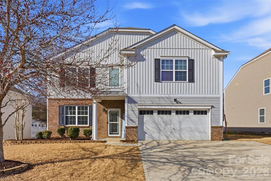 Located in the #1 ranked school district in South Carolina and just minutes from Charlotte, NC, this beautifully maintained two-story home offers six bedrooms and three full baths with an open, inviting layout and high ceilings throughout. Large windows fill the home with natural light, and generously sized rooms with walk-in closets provide both comfort and functionality.
The kitchen and living spaces flow effortlessly, complemented by thoughtful updates including upgraded indoor and outdoor lighting, ceiling fans, an upgraded kitchen sink, a new dishwasher, and a new hot water heater.
Outdoors, the fenced backyard feels private and intentional, featuring an in-ground salt water pool and a spacious hot tub—ideal for everyday relaxation or entertaining.
For buyers with young athletes, the installed batting cage may convey, offering a unique bonus for families with aspiring baseball players.
An extended driveway with an additional parking lane (expanded from two to three lanes) along with a two-car garage adds convenience.
Immaculately maintained and move-in ready, this home offers space, style, functionality and location that truly delivers.