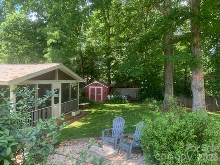 Price Reduced! This well-maintained three-bedroom, one-bathroom home is situated on a quiet dead-end street within 1 mile of downtown Black Mountain. This compact home lives large with two living areas, plus more than 350 sq ft of outdoor living on the screened porch. Mostly one level living with just a few steps down to the family room and laundry area. 

The sunny interior features wood floors, vaulted ceilings, and an open living area with numerous windows providing ample natural light and many modern updates. Outside, the property offers a large, private yard enclosed by a privacy fence, complemented by established perennials, mature trees, and a spacious screened-in porch.

The location is exceptionally convenient for outdoor enthusiasts, situated near the new Fonta Flora, Point Lookout, and Montreat trails. It is approximately one mile from downtown Black Mountain, two miles from Montreat, and three miles from the Point Lookout Trail.

Recent improvements include;2025 Crawlspace Encapsulation – French drain and sump pump included, 2025-New Washer/Dryer, 2024 New Hot Water Heater, 2023 New Sewer Pipe – house to street, 2022 – New Main Water Line, 2019-Mini-splits Heat/AC, New Deck and Screened Porch, New Roof, 2018- New kitchen countertops, garbage disposal, and faucet.