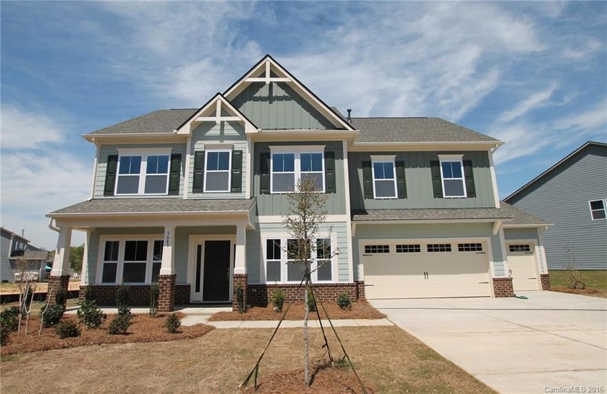 NEW designer home located in the amenity filled Lake Ridge community of Tega Cay. The Bedford is a 4bd/3.5bth functional plan.  Enjoy peace & quiet in the private study, host a formal affair in the dining room, have your cup o' Joe in the naturally lit morning room & relax to the sounds of the outdoors on the screened porch.  The Bedford is complimented with quality finish and interior desirables like beamed ceilings, French doors, tray ceilings, hardwoods & so much more.  Ask seller for more.