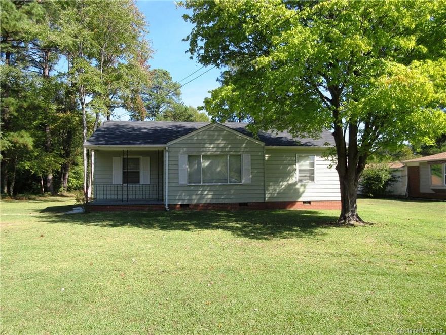 Cute 3 Bedroom, 1 Bath home.  Hardwood Floors throughout expect for Bathroom. .44 acre lot. Close to I-77 Restaurants and shopping!  Home being sold "As-Is, Where Is".  Seller is not aware of anything that is wrong with the home.