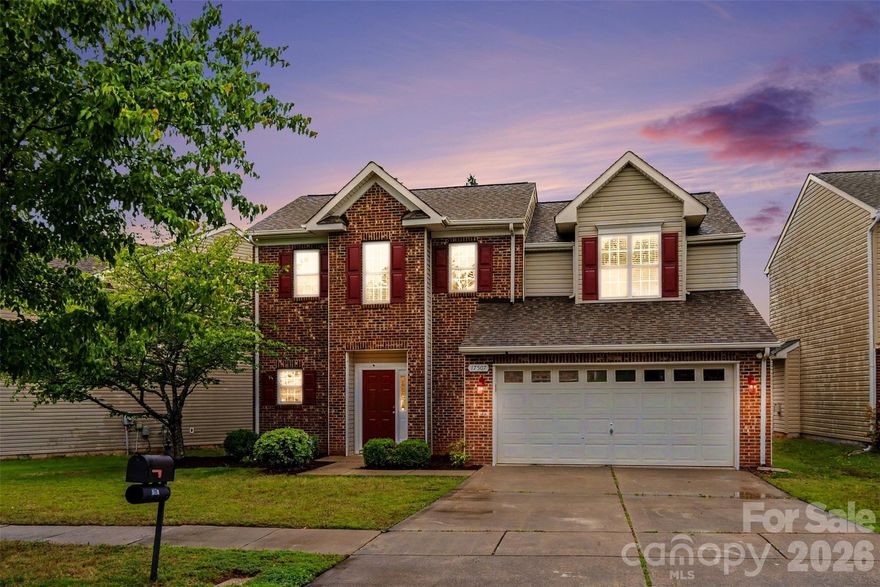 Located in the highly sought-after Ballantyne area, this beautifully updated two-story home is nestled in the popular Southampton Commons community, known for its fantastic amenities and convenient location near Elon Park Elementary School.

The stunning kitchen is truly the heart of the home, featuring 42” maple cabinets, quartz countertops, and updated stainless steel appliances — perfect for everyday living and entertaining alike.

The spacious great room offers a cozy gas-log fireplace, while the formal dining room provides an elegant setting for family gatherings and special occasions. Luxury vinyl plank flooring flows throughout the entire main level, adding both style and durability.

Upstairs, you’ll find a spacious primary suite along with two generously sized secondary bedrooms, all complemented by beautifully updated bathrooms with stylish vanities. The primary bath serves as a relaxing retreat with a dual-sink vanity, garden tub, and separate shower.

Move-in ready and exceptionally well maintained, this attractive home combines comfort, style, and an unbeatable location.