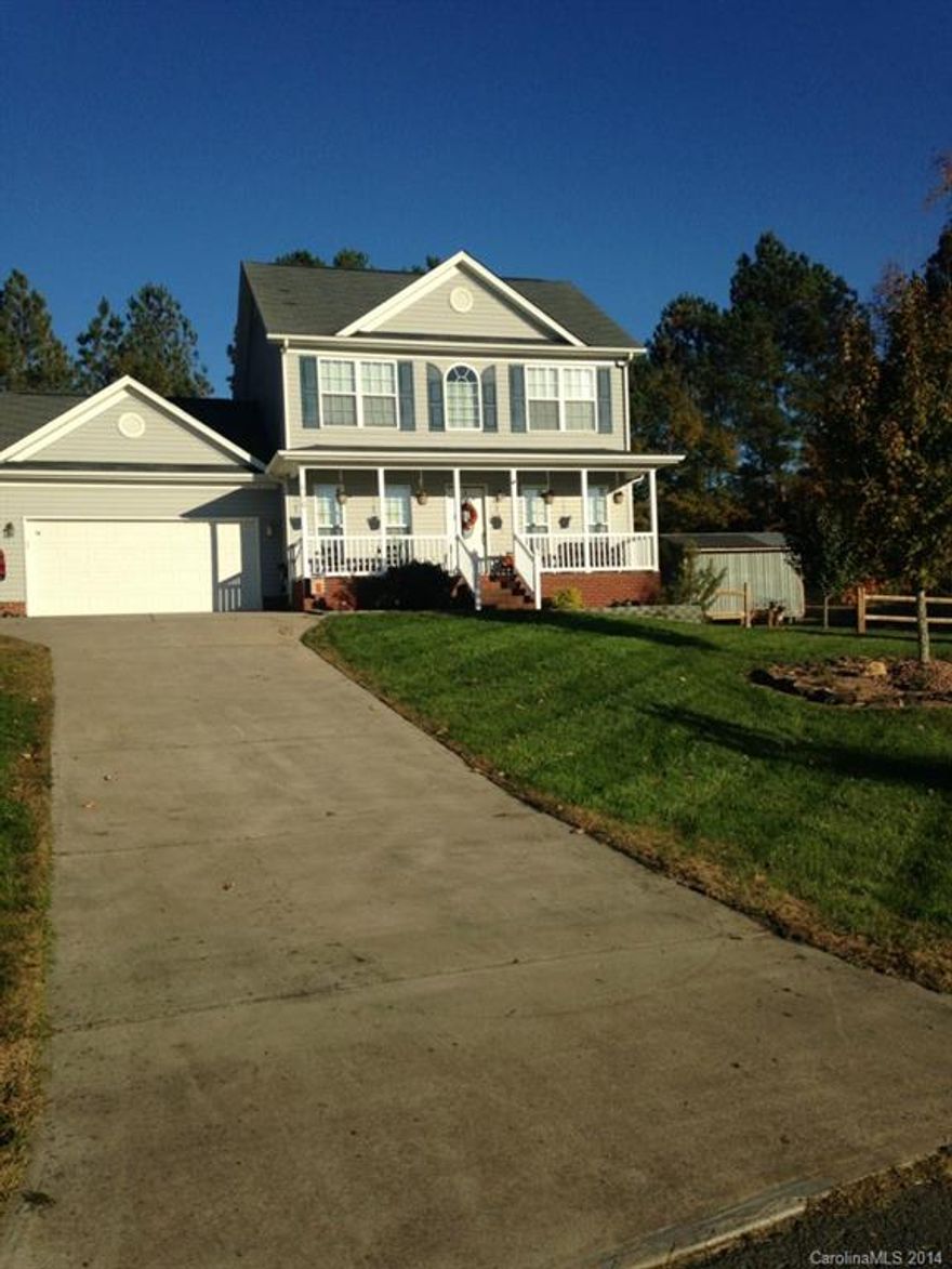 Great home at the end of the Cul-de-sac with private large fenced backyard, fireplace, Tray ceilings, attached 2-car garage, landscaped yard, security system and a wonderful neighborhood. Plus you have access to a gated Community Pool! Seller request 24 Hour notice, Outbuilding does not convey but is negotiable.