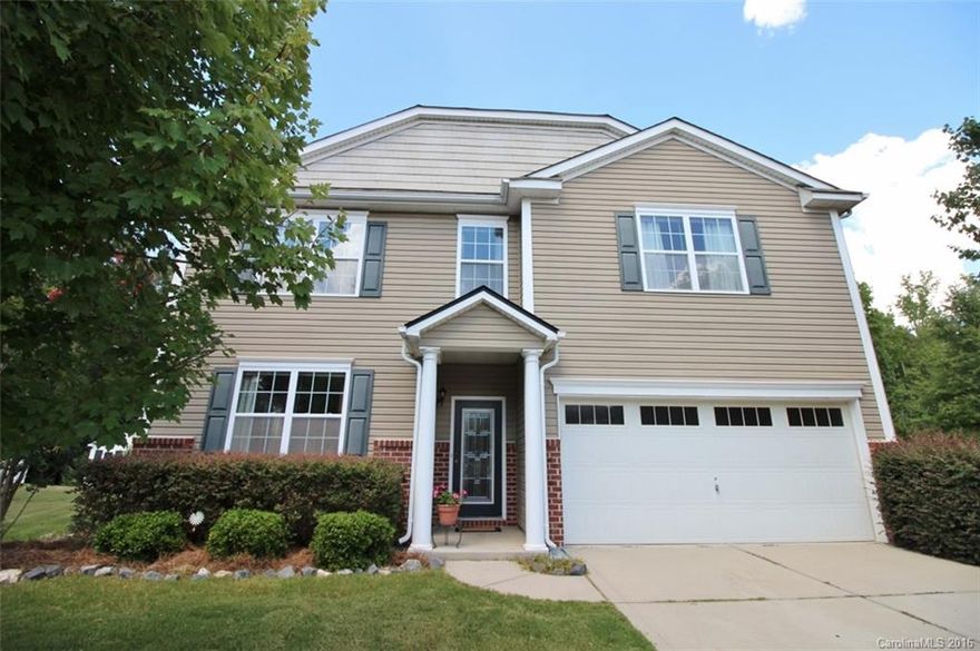 Welcome home to this spacious well maintained home in Fort Mill on a cul-de-sac lot in Spicewood! Open floor plan with a large family room, kitchen with cherry cabinets, granite and stainless steel appliances. Large master bedroom retreat upstairs with double sinks and walk-in closet. You will enjoy the patio in the backyard overlooking the woods and the community trail! Close to shopping, restaurants and I-77.