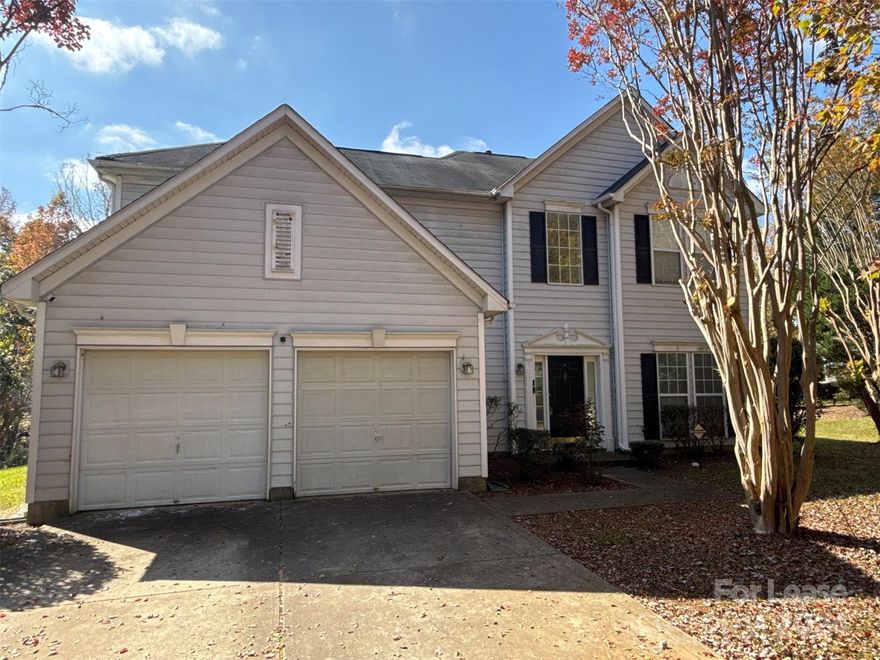 Spacious home with formal living room, dining room and den. New LVF on both levels. Kitchen with center island and plenty of cabinets. Back door leads to patio. Wonderful community close to I85, I485, I77, shopping and restaurants. Renters insurance is required.