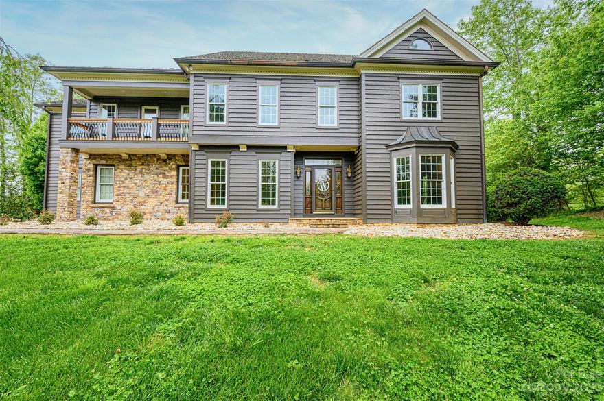 This stately custom built home is located in the beautiful Village of Cedar Rock! With over 6000 square feet, you'll have plenty of room to entertain family and friends. The gorgeous kitchen features granite countertops, a huge island, and SS appliances. The kitchen is open to the breakfast nook & great room w/ a stone fireplace. The French doors lead out to the deck w/ composite flooring. The grand staircase in the foyer takes you to the upper floor w/ a den, 3 BRs, 2 full baths, primary bedroom, and a stunning ensuite bath w/ marble floors, tile shower, & soaking tub. The room sized walk-in closet may become your favorite space! The 3rd floor has a full bath & an awesome bonus room. The walkout basement has a family room, flex room currently being used as a bedroom since it has a private full bath, 1/2 bath, kitchenette, & other rooms great for a home office, hobby room, etc. Country Club membership is optional. Amenities include dining, pool, tennis, & golf.  Call for more details!